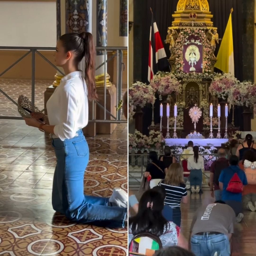 Miss Universo: Rappresentante Costa Rica ringrazia Dio per il Trionfo e mantiene la sua Promessa alla Vergine degli Angeli