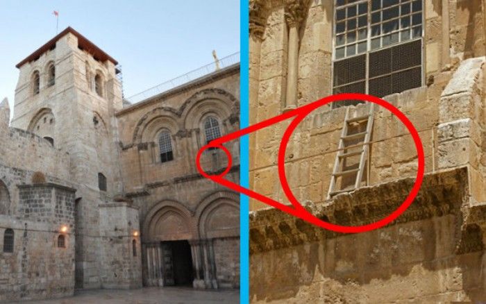La triste ragione per cui nessuno ha mai mosso questa scala dalla Chiesa da più di 300 anni
