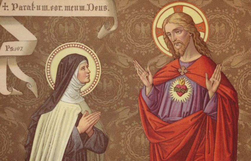 La santa che parlava con le anime del Purgatorio: Santa Margherita di Alacoque