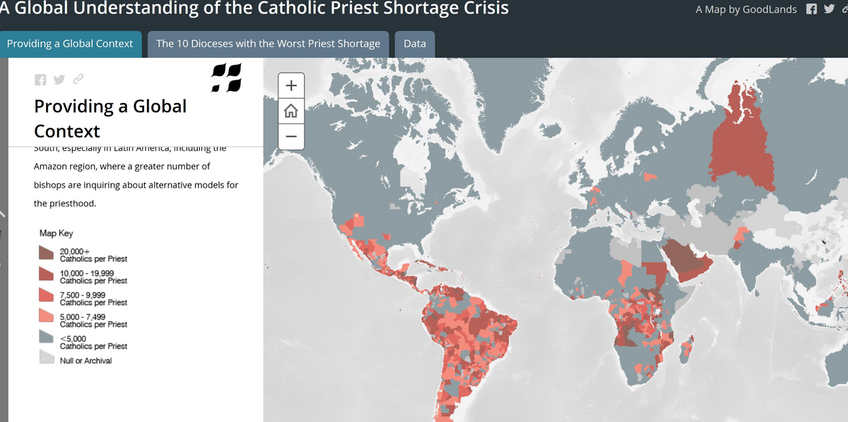 Catholic GeoHub, la Chiesa Cattolica in una mappa digitale