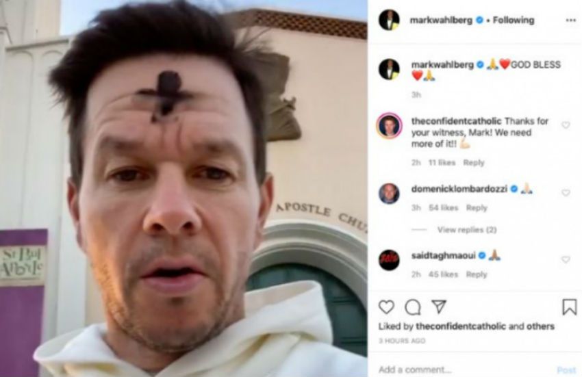 Il video di Mark Wahlberg per il Mercoledì delle Ceneri