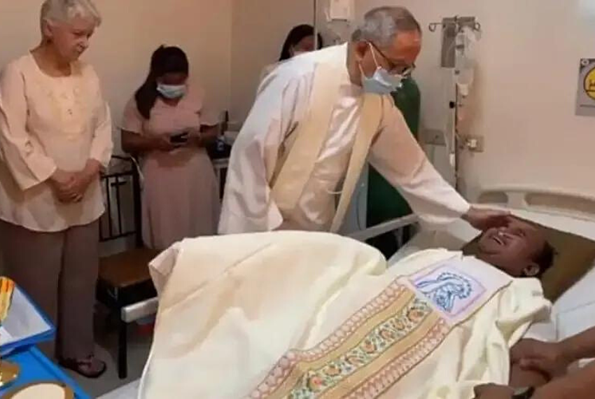Seminarista malato terminale viene Ordinato in Ospedale