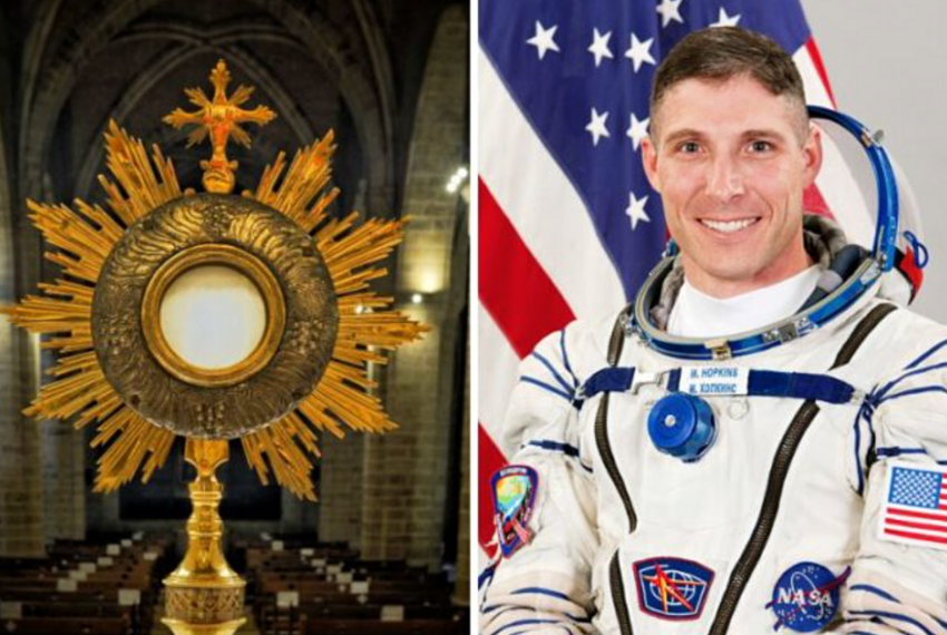 Conosci la Storia dell'Astronauta che ha portato nello Spazio Gesù Eucaristico!