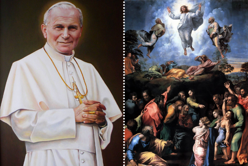 Cosa ha detto San Giovanni Paolo II sulla Trasfigurazione di Cristo?